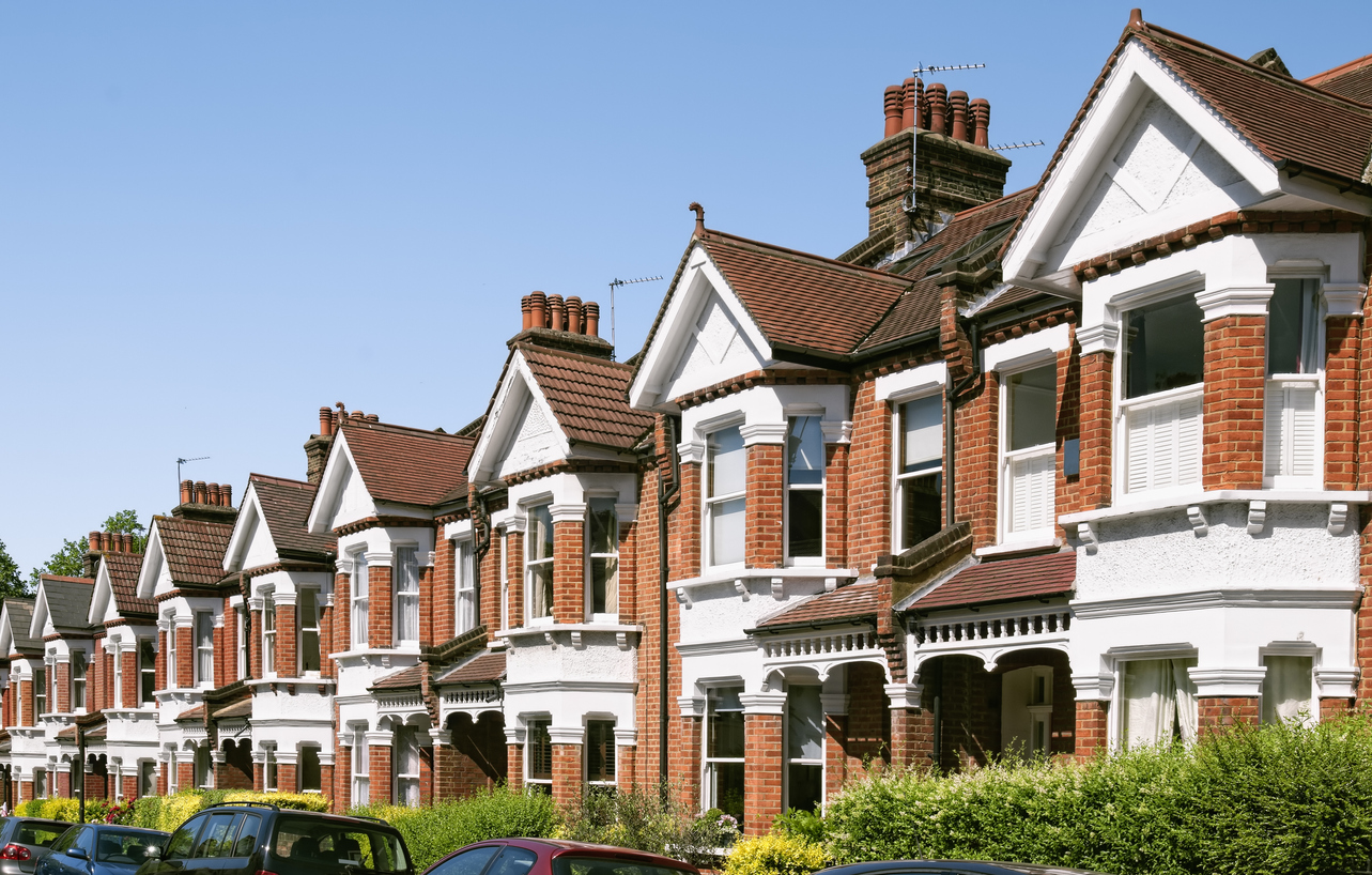 Row of terraced houses