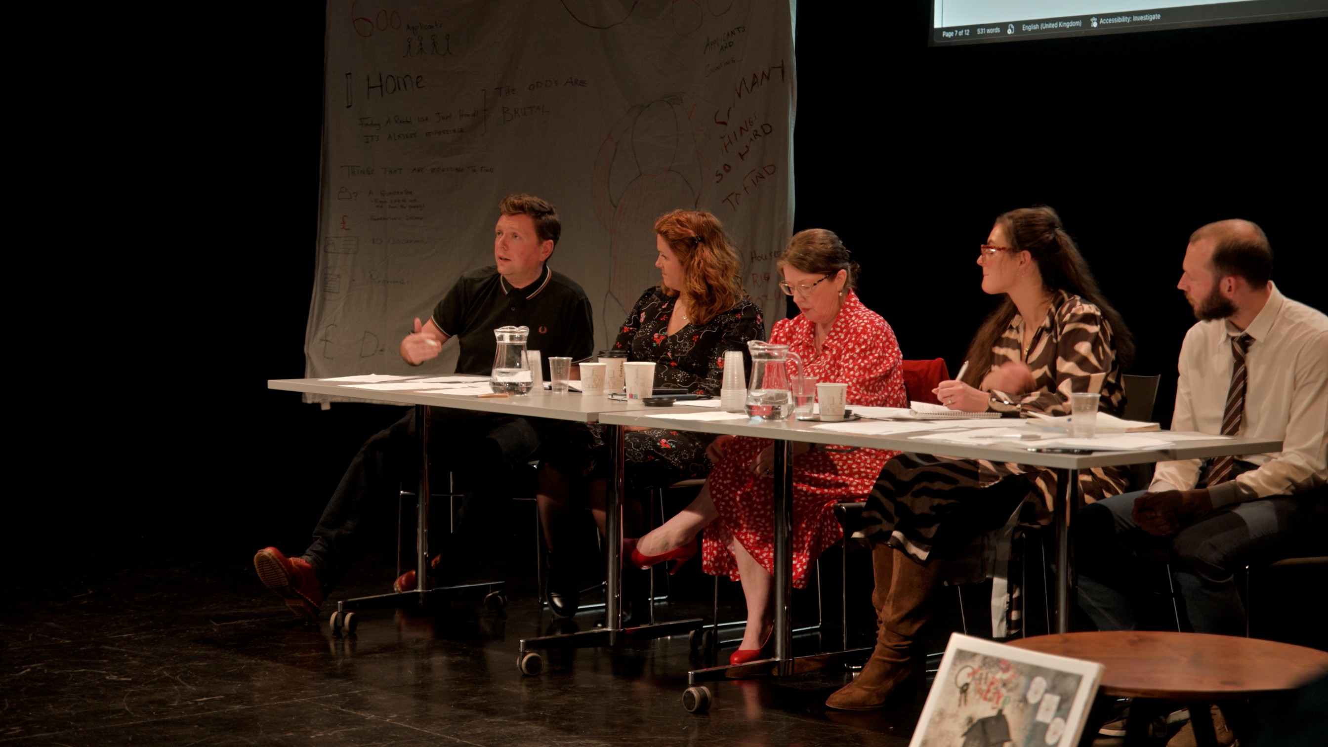 Policymakers taking decisions while discussing