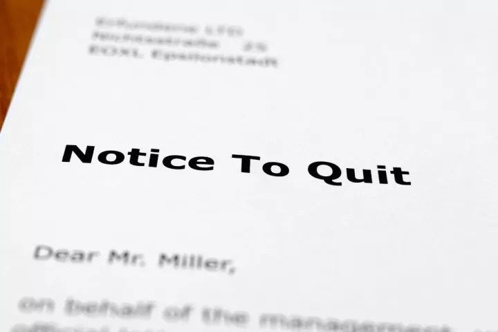 Notice to quit