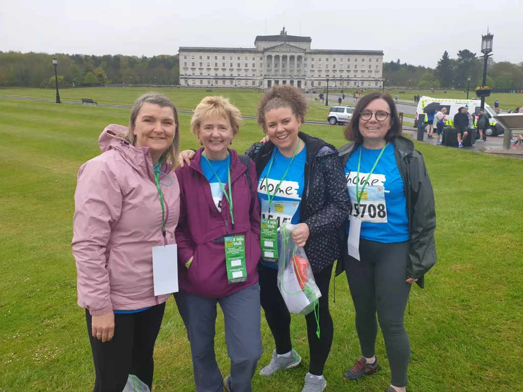 Housing Rights staff walked the Belfast Marathon